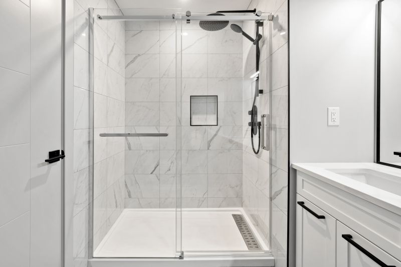 Finished Modern Shower