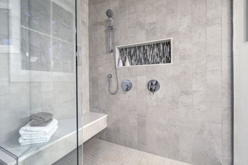 Shower with Compact Niche
