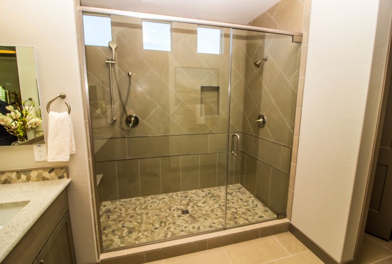 Clear Glass Shower Enclosure